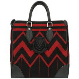 Louis Vuitton Cabas Vert Tote Bag Black Red